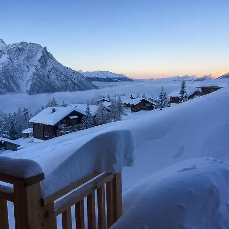 公寓 Labbrunnu Og In Den Walliser Alpen Rosswald